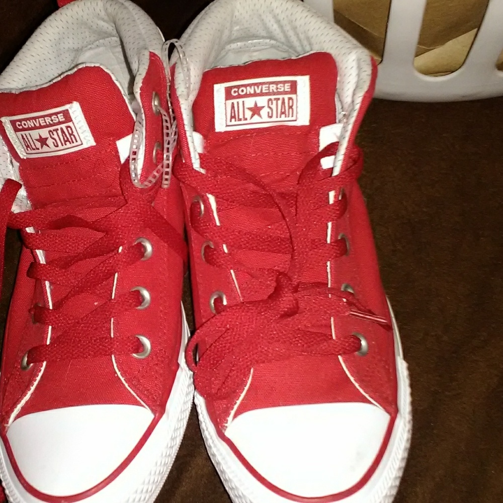 Red converse
